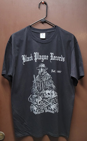 NEW!!! BLACK PLAGUE RECORDS "Spread The Pestilence" T-Shirt