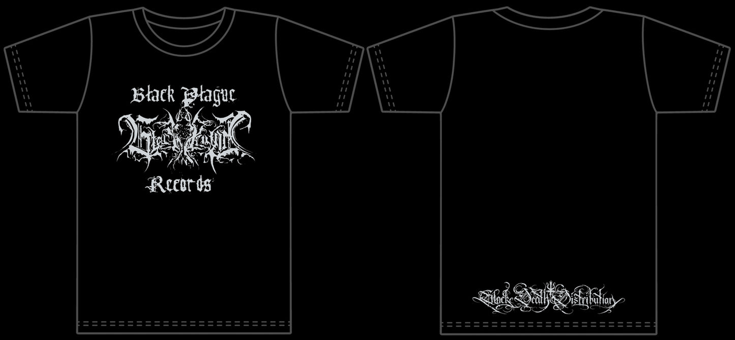 Black Plague Records Logo/Black Death Distribution Logo lower back