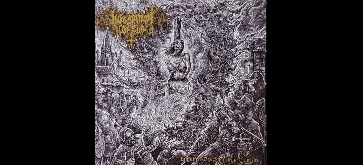INFESTATION OF EVIL "Engulfed By Shapeless Cruelties" CD - Black / Death / Thrash Metal