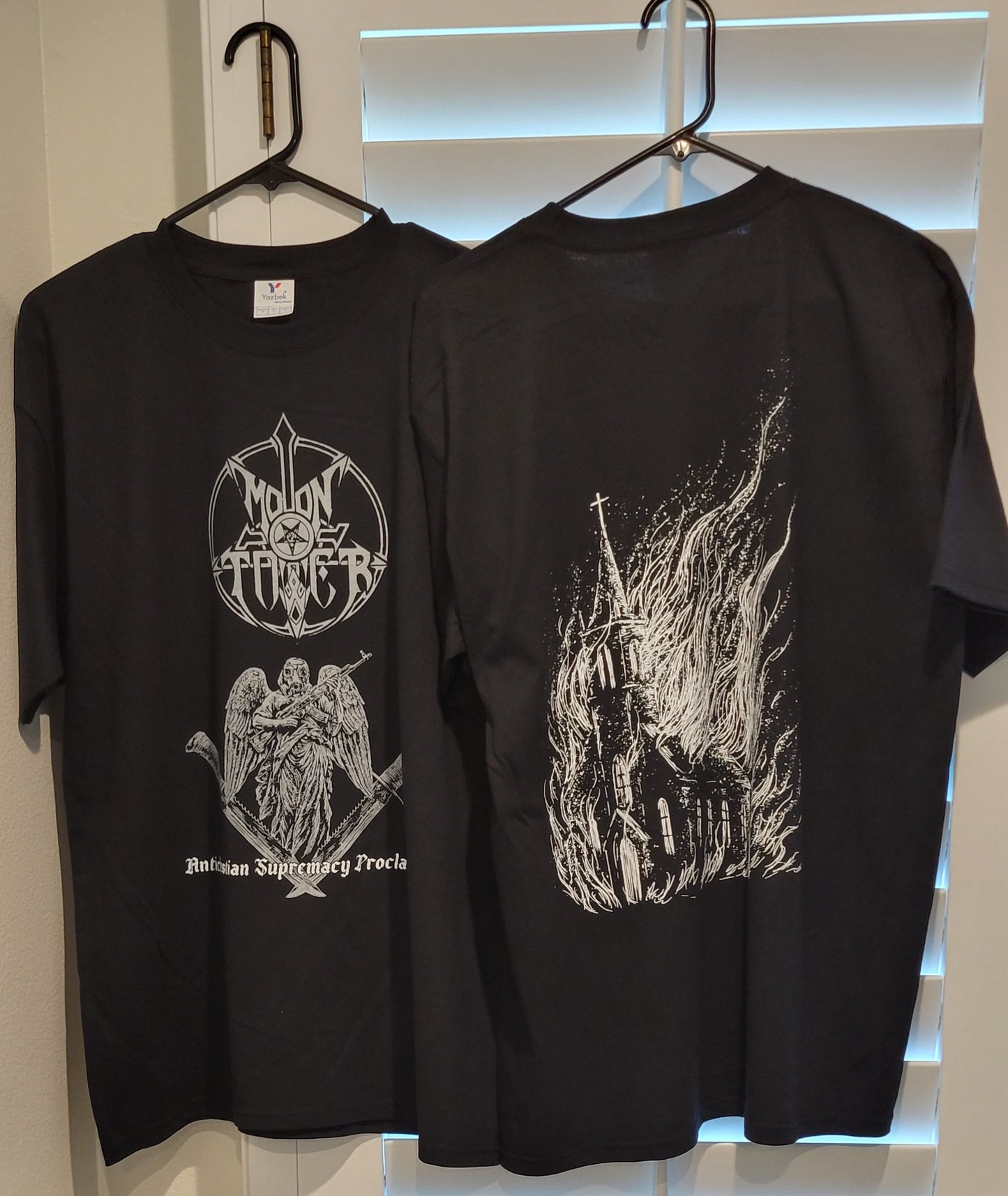 NEW!!! MOONTOWER "Antichristian Supremacy Proclamation" 2 Sided T-Shirt