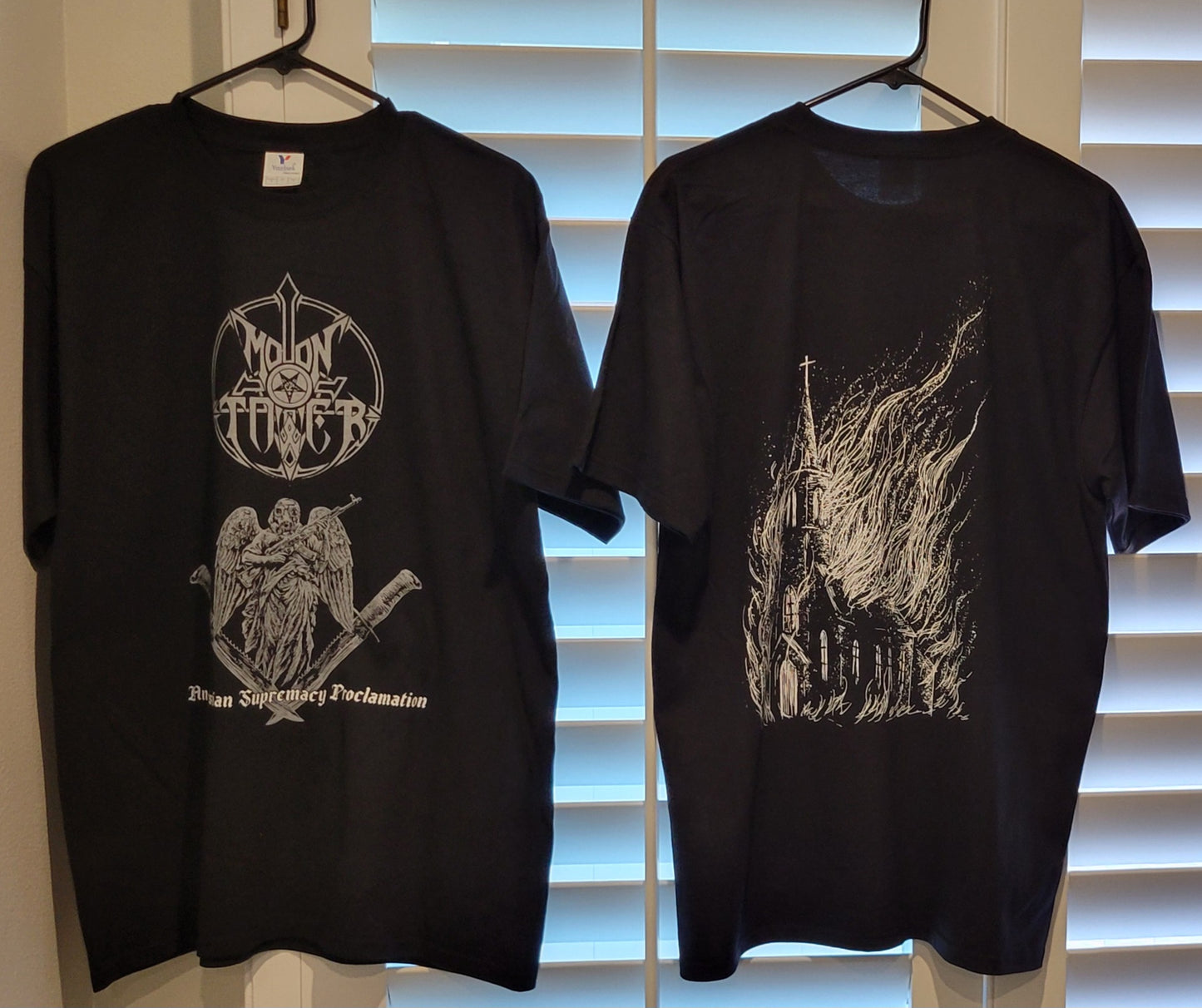 NEW!!! MOONTOWER "Antichristian Supremacy Proclamation" 2 Sided T-Shirt