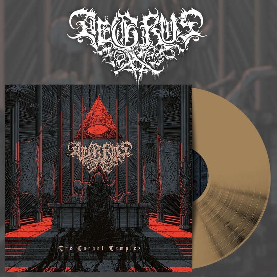 AEGRUS "The Carnal Temples" GOLD 10" EP - Black Metal from Finland
