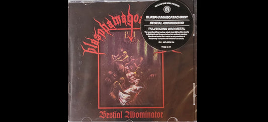 Blasphamagoatachrist "Bestial Abominator" CD - Black/Death Metal from Brazil / Canada. (Members of Blasphemy & Goatpenis)