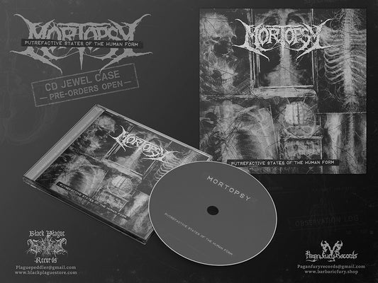 PRE-ORDER – Estimated Release Date: March 6th! MORTOPSY "Putrefactive States Of The Human Form" MCD - Death/Grind Metal