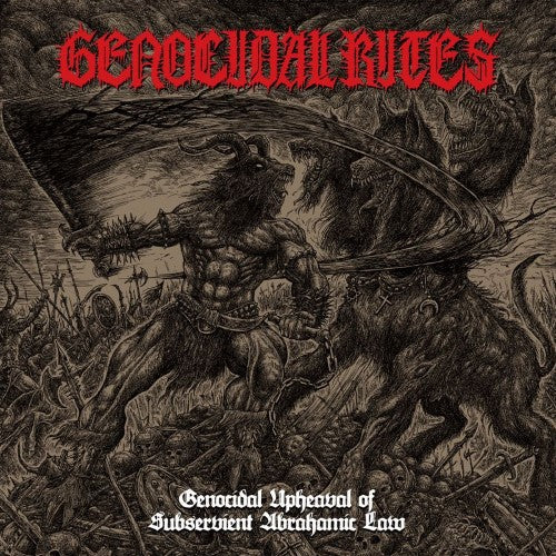 GENOCIDAL RITES "Genocidal Upheaval Of Subservient Abrahamic Law" US Black Metal - 12" LP on Black Vinyl