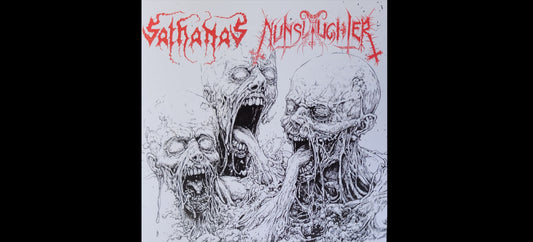 Nunslaughter/ Sathanas "Torn Apart" Split MCD - Death / Black Metal