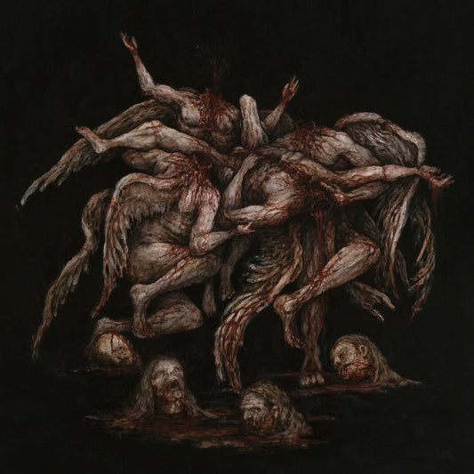 PROFANATICA "Wreathed In Dead Angels" Black/Death Metal - 12" MLP on Milky Clear/Black/White/Bleached Marbled Vinyl