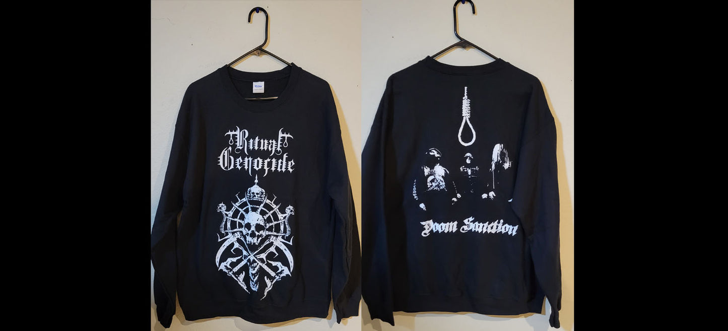 RITUAL GENOCIDE "Doom Sanction" Crew neck Sweatshirt