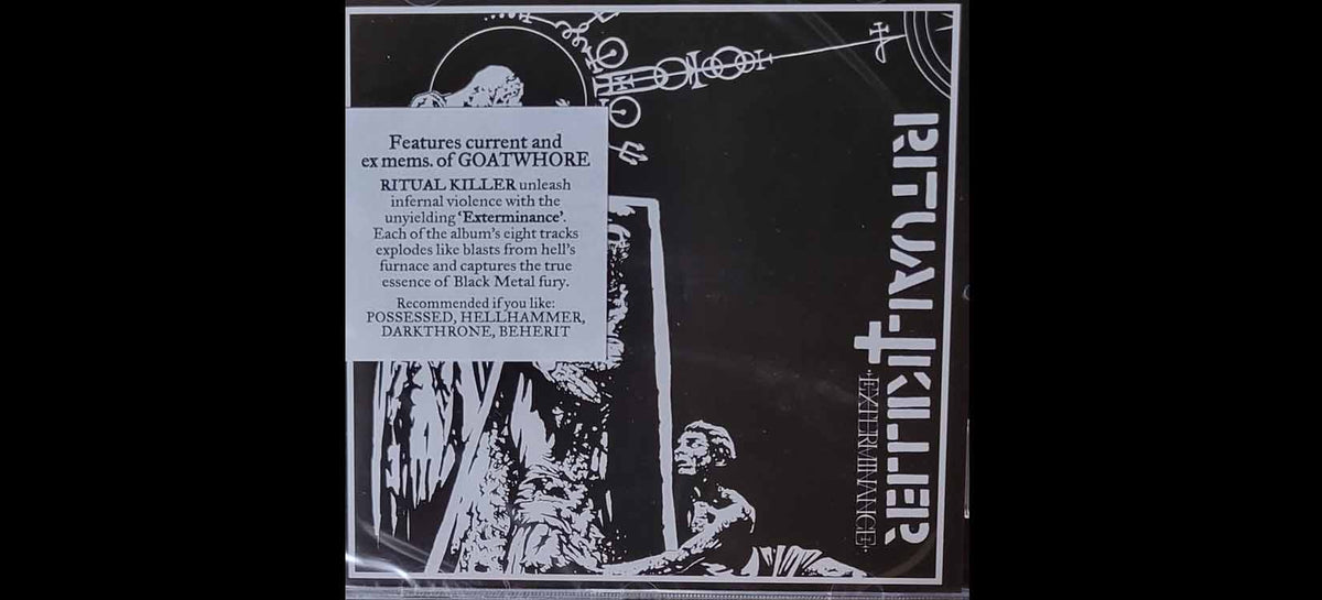 RITUAL KILLER "Exterminance" CD - Black Metal from the USA