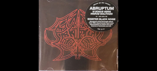 Abruptum “Vi Sonus Veris Nigrae Malitiaes” CD - Black Metal/Noise/Power Electronics.