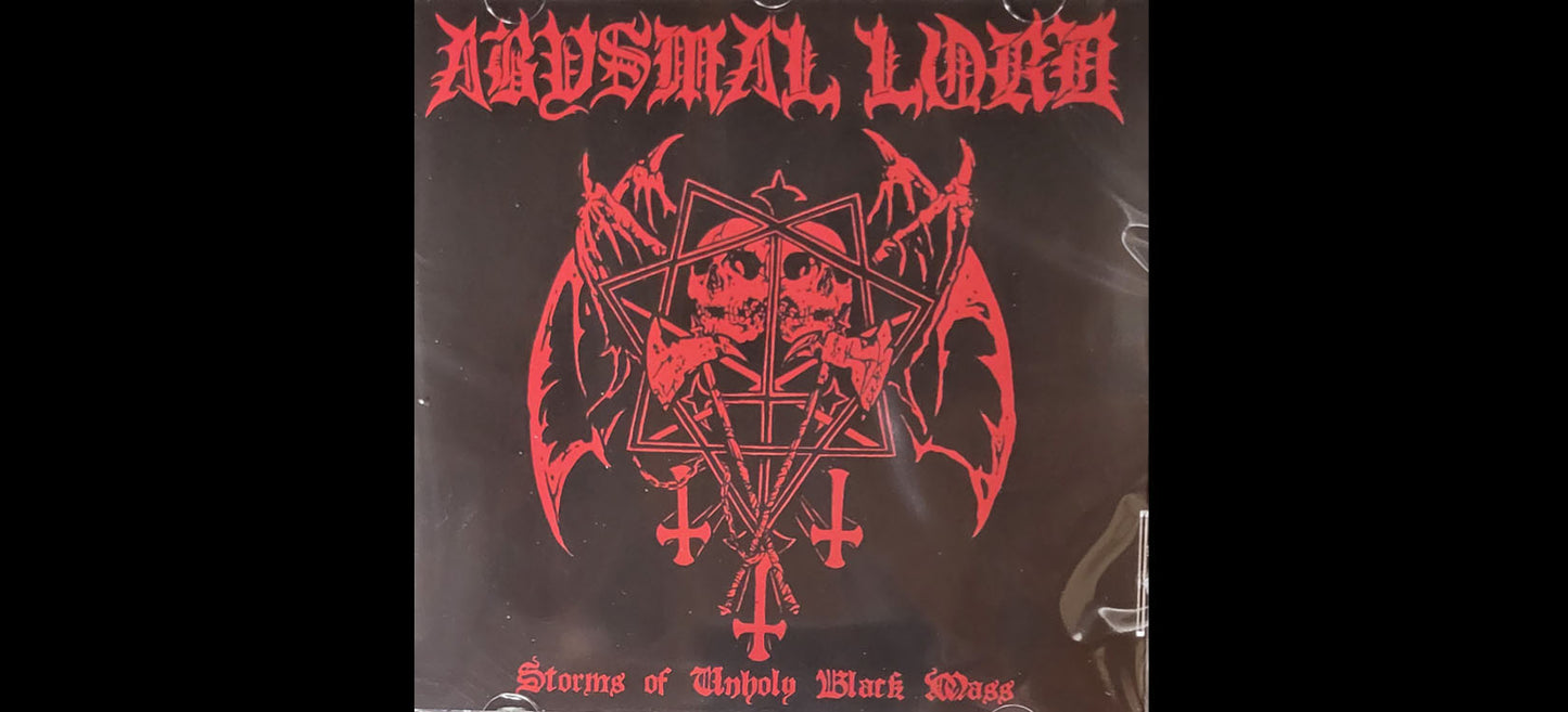 ABYSMAL LORD "Storms Of Unholy Black Mass" MCD - Black/Death Metal from the USA