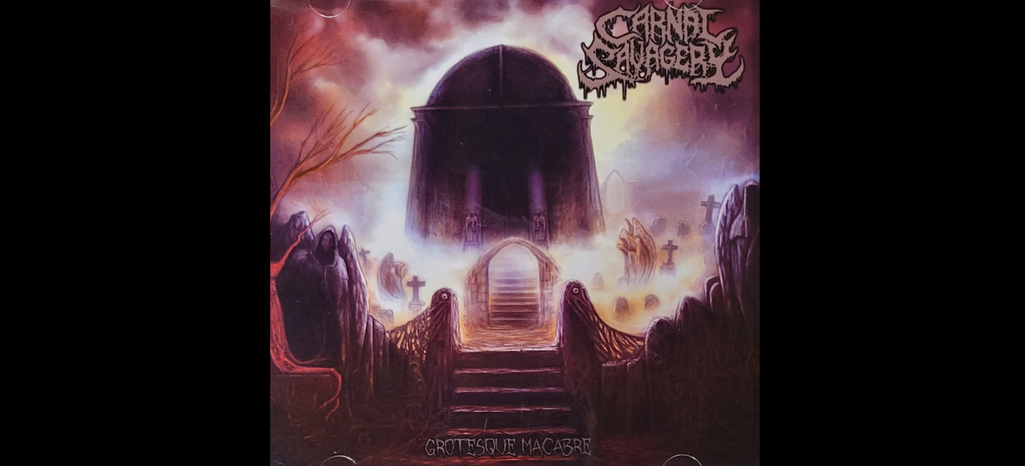 CARNAL SAVAGERY "Grotesque Macabre" CD Re-issue w/ 2 Bonus Tracks - Swedish Death Metal