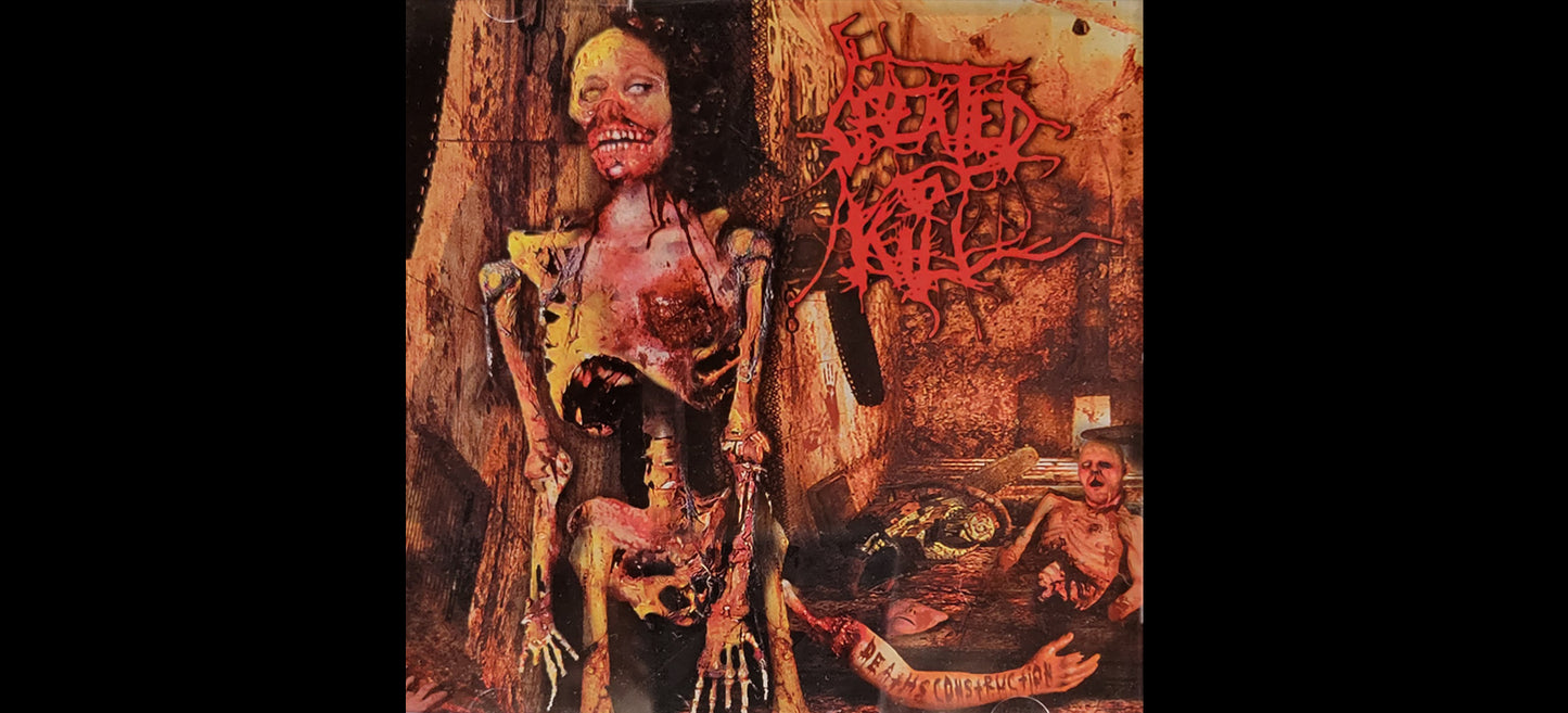 Created To Kill "Death's Constrution" CD - Brutal US Death Metal