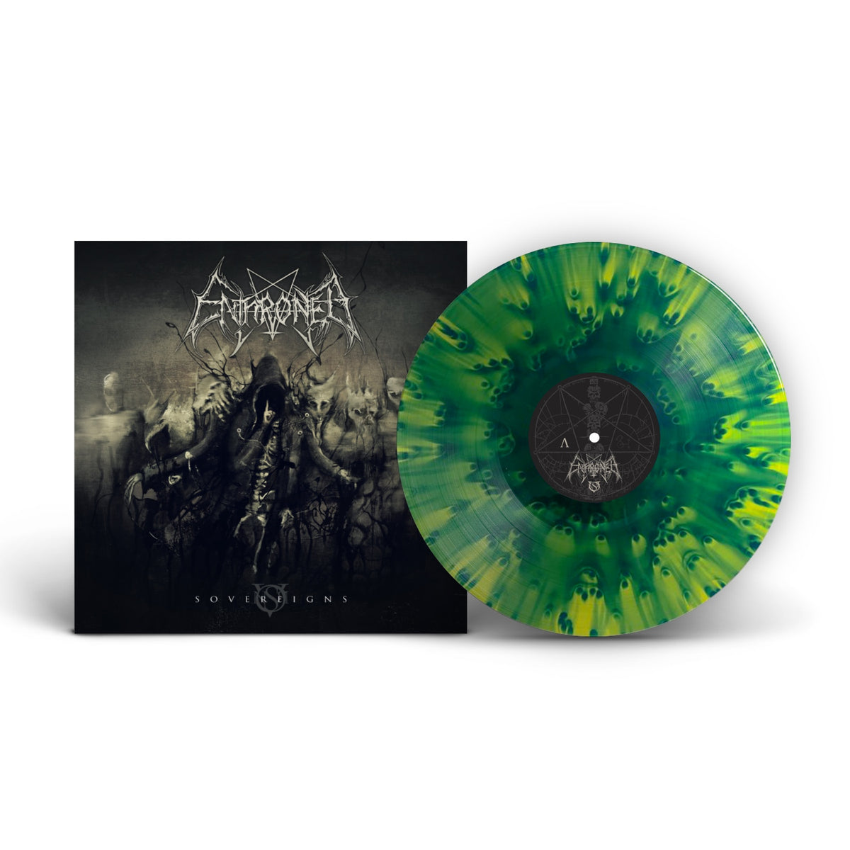 Enthroned "Sovereigns" 12" GATEFOLD LP, CLOUDY GREEN - Black Metal from Belgium