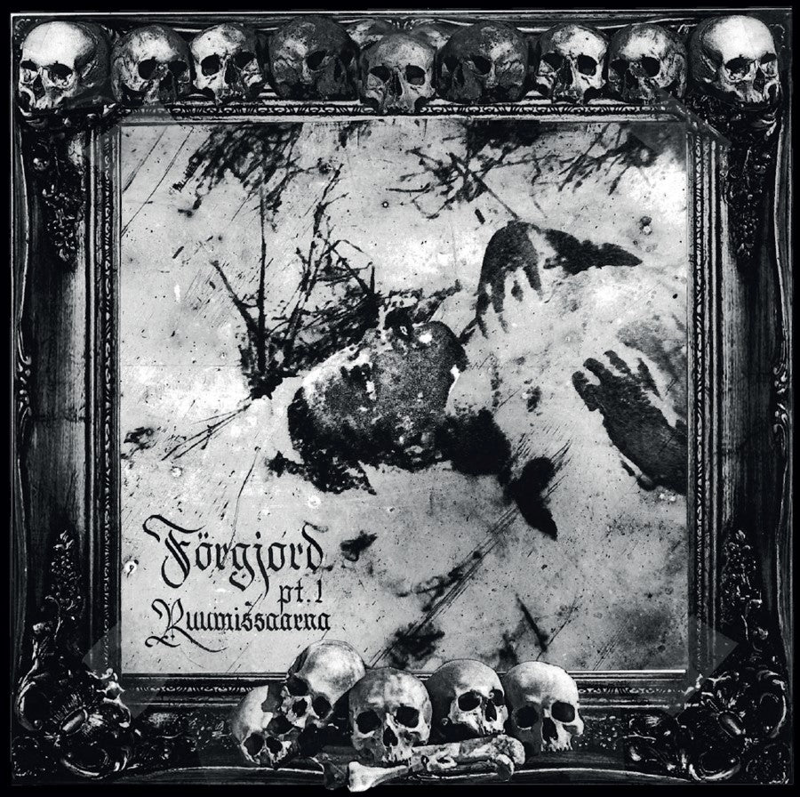 FORGJORD "Ruumissaarna Pt. 1" Black Metal from Finland - 12" LP on Grey/White Swirl Vinyl