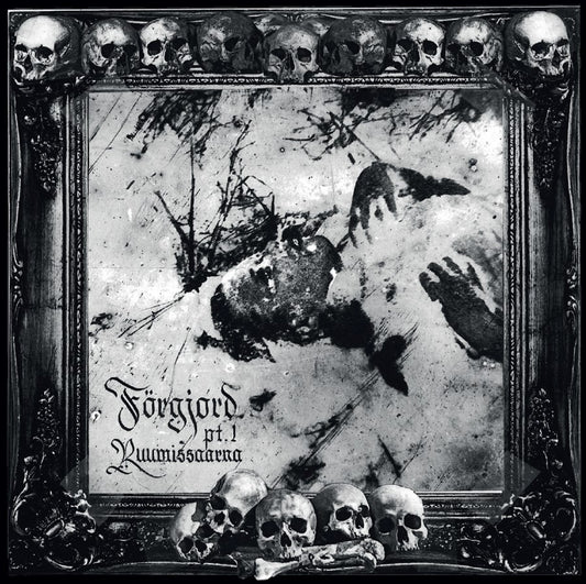FORGJORD "Ruumissaarna Pt. 1" Black Metal from Finland - 12" LP on Grey/White Swirl Vinyl