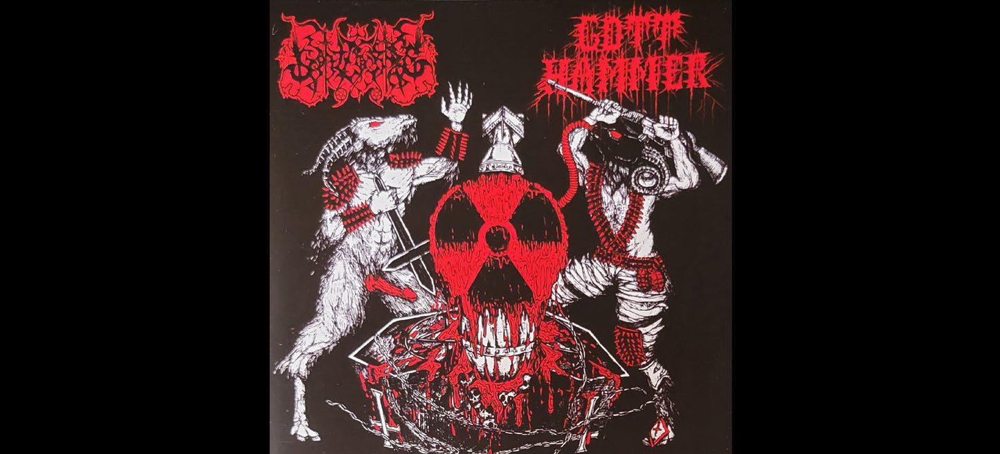 Goatcorpse / Gotthammer "Split" MCD - Raw Black Metal vs Black/Death Metal