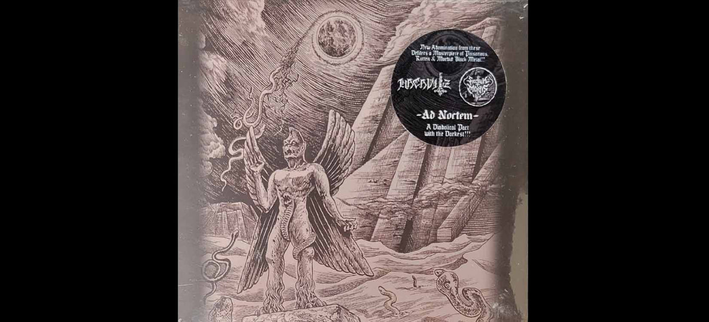 HACAVITZ / SPECTRUM MORTIS "Ad Noctem" Split Digipack CD - Blackened Death Metal - Death/Doom Metal from Mexico
