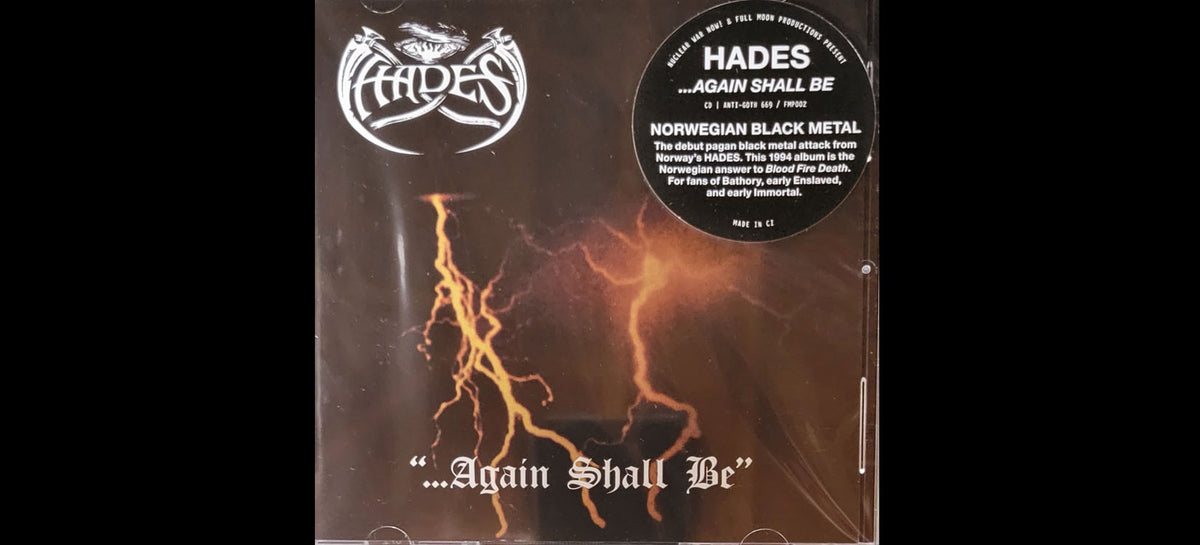Hades "...Again Shall Be" CD - Black Metal from Norway.