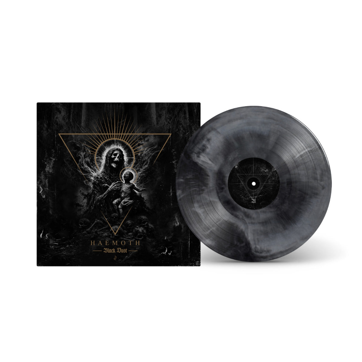 Haemoth "Black Dust" 12"LP (GRAY/BLACK MARBLED) - Black Metal from France