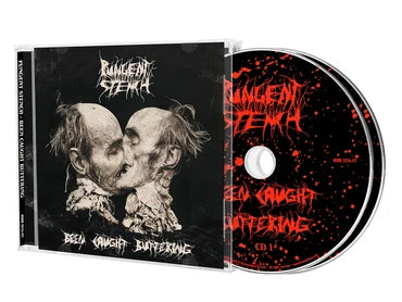 PUNGENT STENCH "Been Caught Buttering" Double CD - Pungent Stench’s 1991 underground Death Metal classic album remastered! CD #2, live in Vienna 1991. Hammerheart Records re-issue.