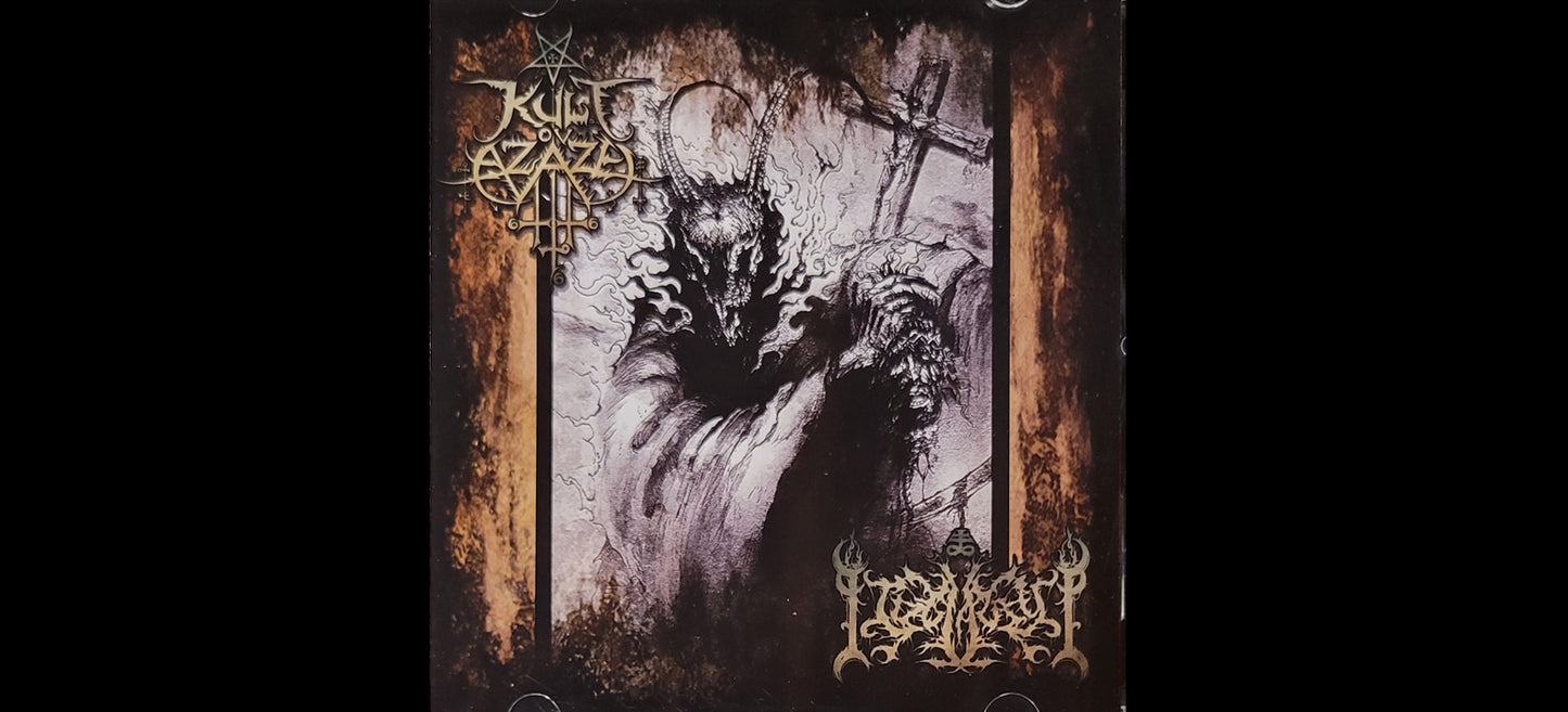 Kult ov Azael / Idolatry "Luciferian Vengeance" Split CD - Black Metal