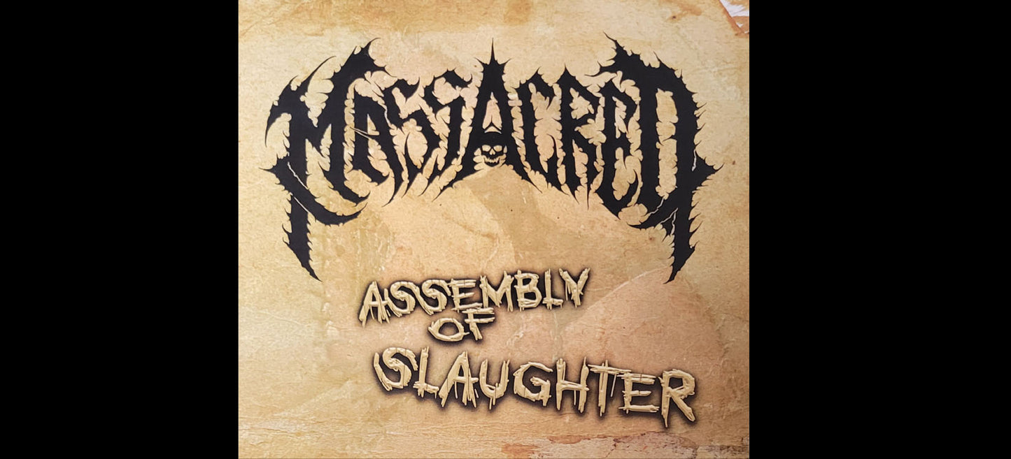Massacred "Assembly of Slaughter" CD - Mortician Worship from South America