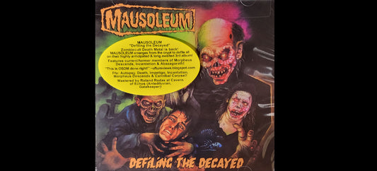 MAUSOLEUM "Defiling the Decayed" CD - Death Metal