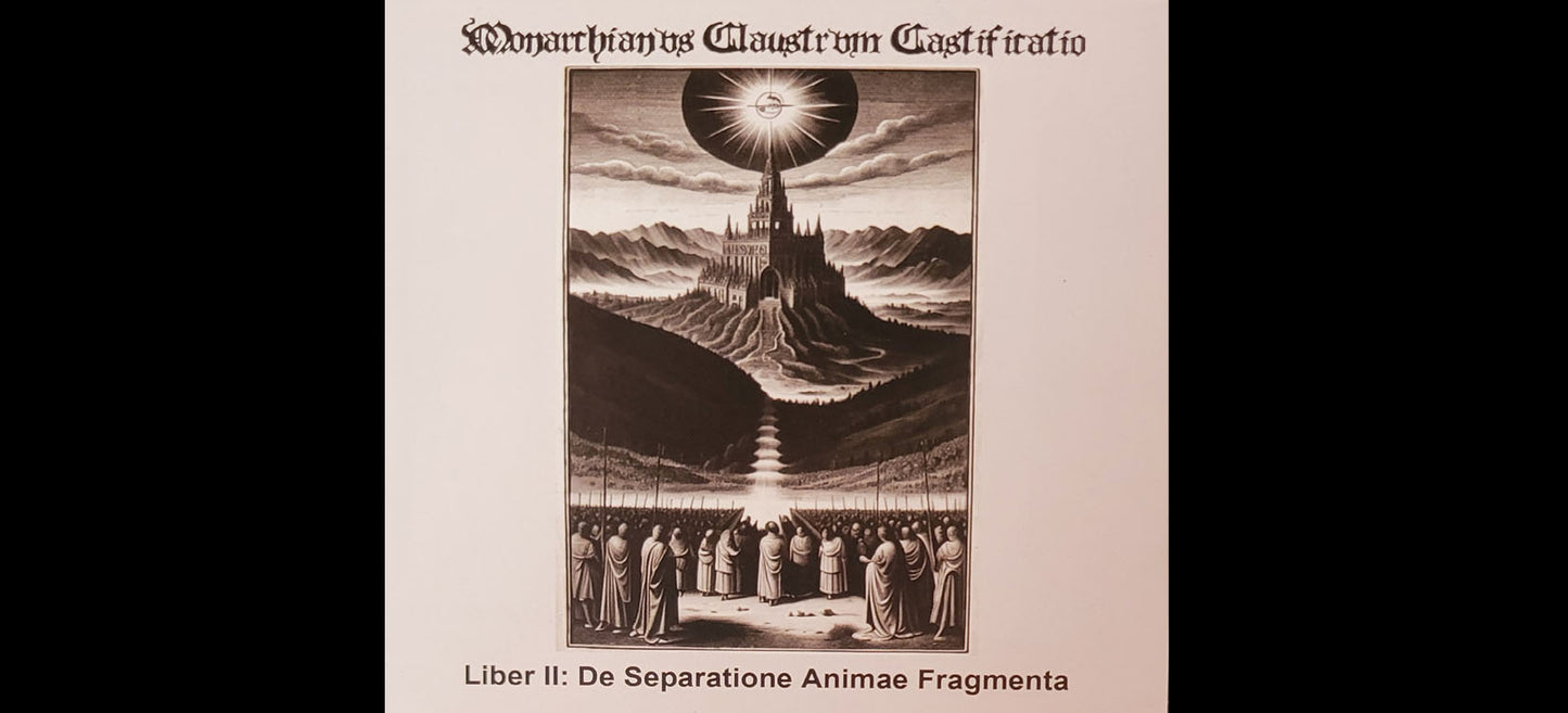 Monarchianvs Claustrvm Castificatio "Liber II: De Separatione Animae Fragmenta" CD Black Metal from Venezuela