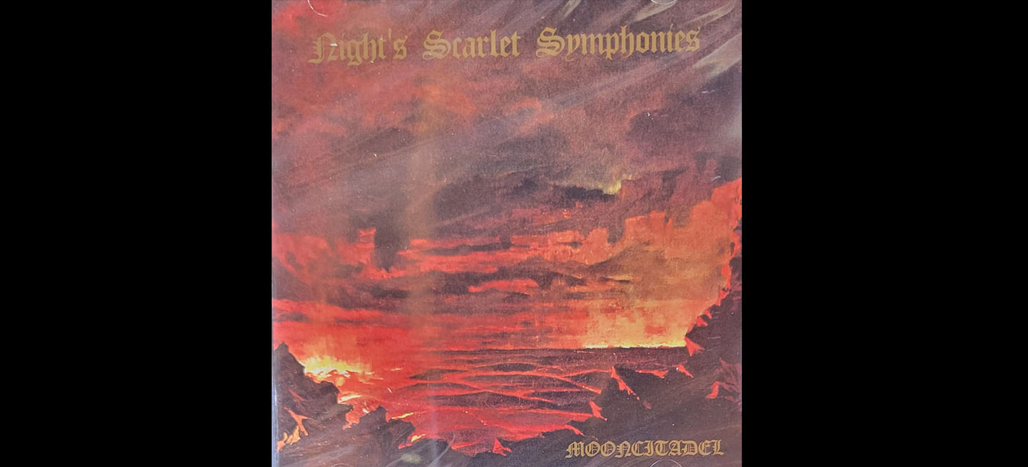 MOONCITADEL "Night's Scarlet Symphonies" CD - Black Metal