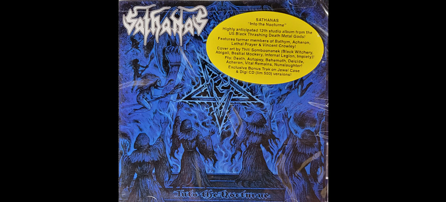 SATHANAS "Into the Nocturne" CD -  Blackened Death Metal