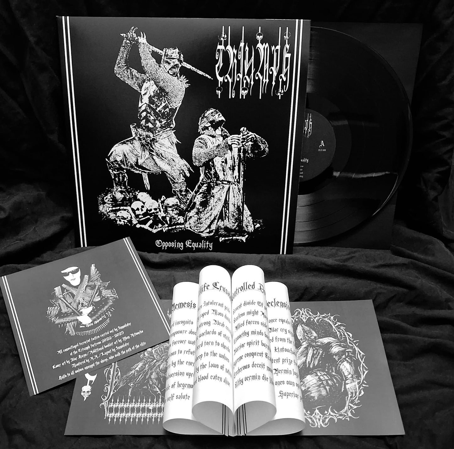 NEW!!! TRIUMPH "Opposing Equality" 12"LP - Black/Death/War Metal