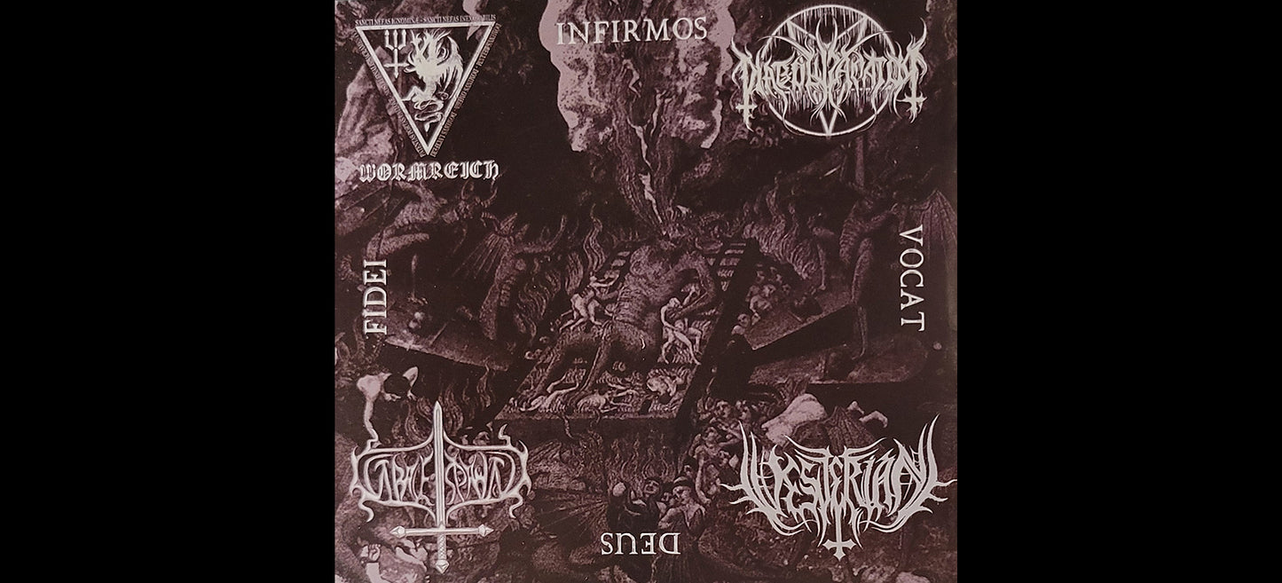 Vesterian / Wormreich / Diabolus Amator / Gravespawn "Infirmos Vocat Deus Fidei" split CD - Black Metal